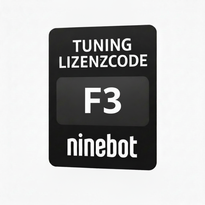 NINEBOT F3 / F3E / F3D / F3 Pro Tuning – Bis zu 35 km/h via WebApp – Ninebot Tuning Lizenzcode